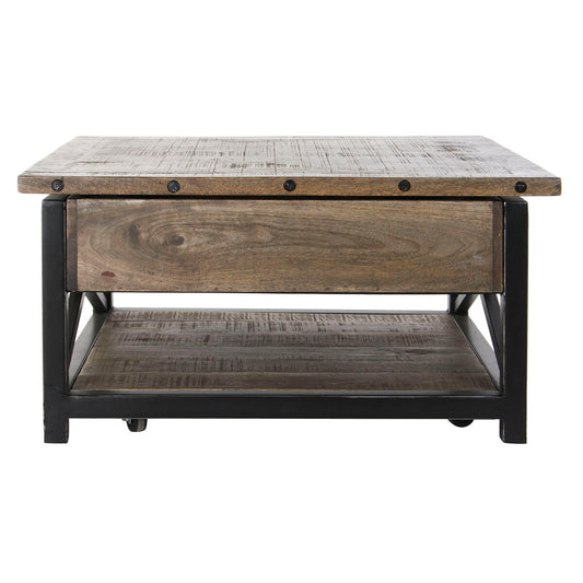 Table DKD Home Decor 116 x 74 x 44 cm Métal Bois de manguier