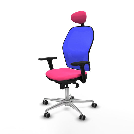 Chaise de Bureau avec Appui-tête Jorquera Piqueras y Crespo 3D086G1 Rose