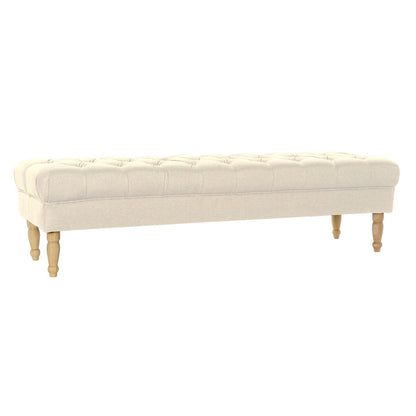 Banquette Home ESPRIT Crème Polyester Bois