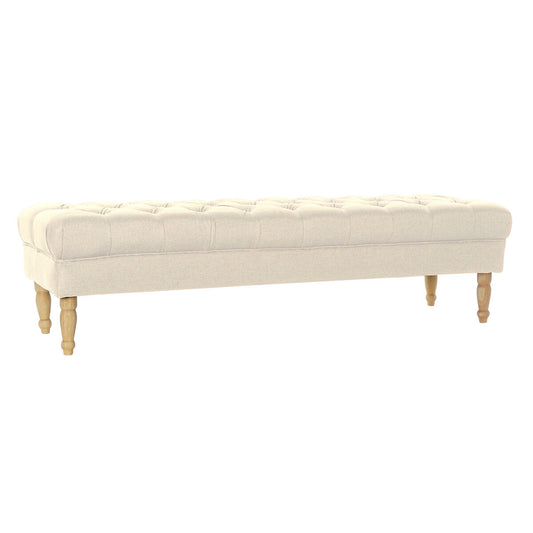 Banquette Home ESPRIT Crème Polyester Bois