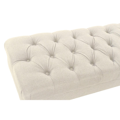 Banquette Home ESPRIT Crème Polyester Bois
