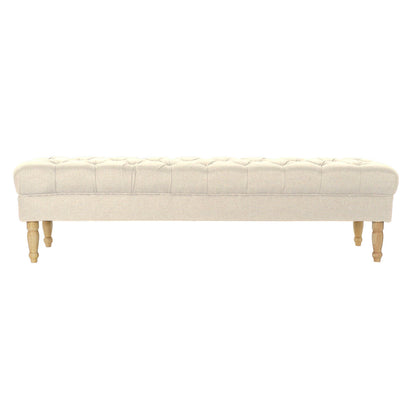 Banquette Home ESPRIT Crème Polyester Bois