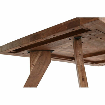Table de Salle à Manger DKD Home Decor Marron Naturel Bois Bois d'acacia 200 x 90 x 77 cm