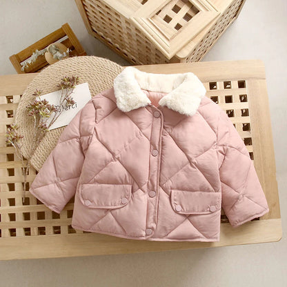 Vestes chaudes en coton pour enfants