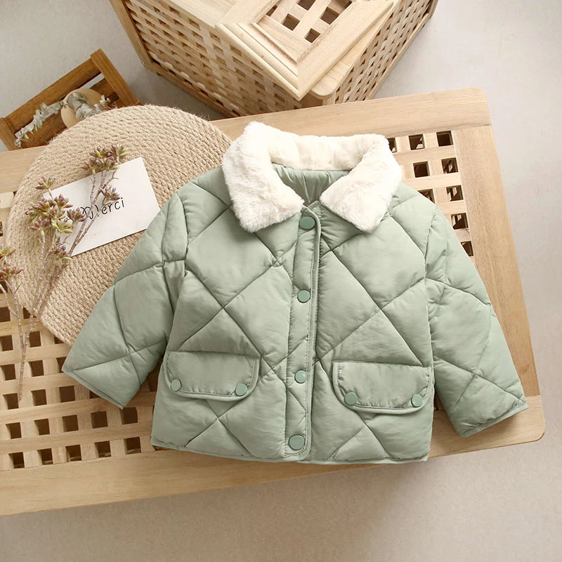 Vestes chaudes en coton pour enfants