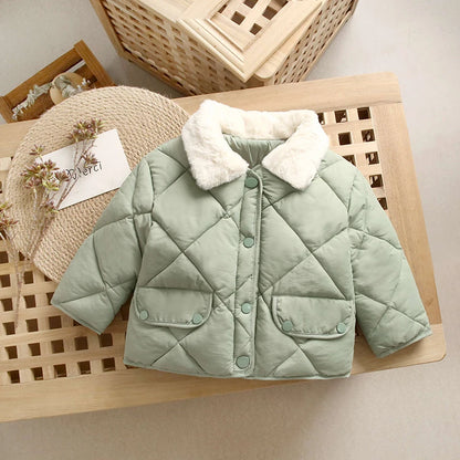 Vestes chaudes en coton pour enfants