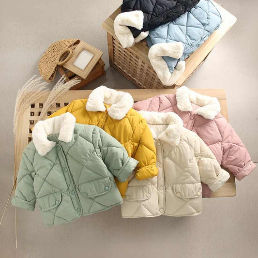 Vestes chaudes en coton pour enfants