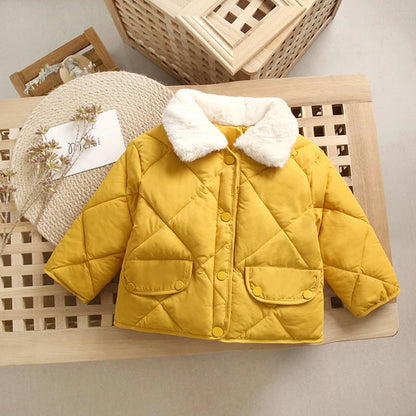 Vestes chaudes en coton pour enfants