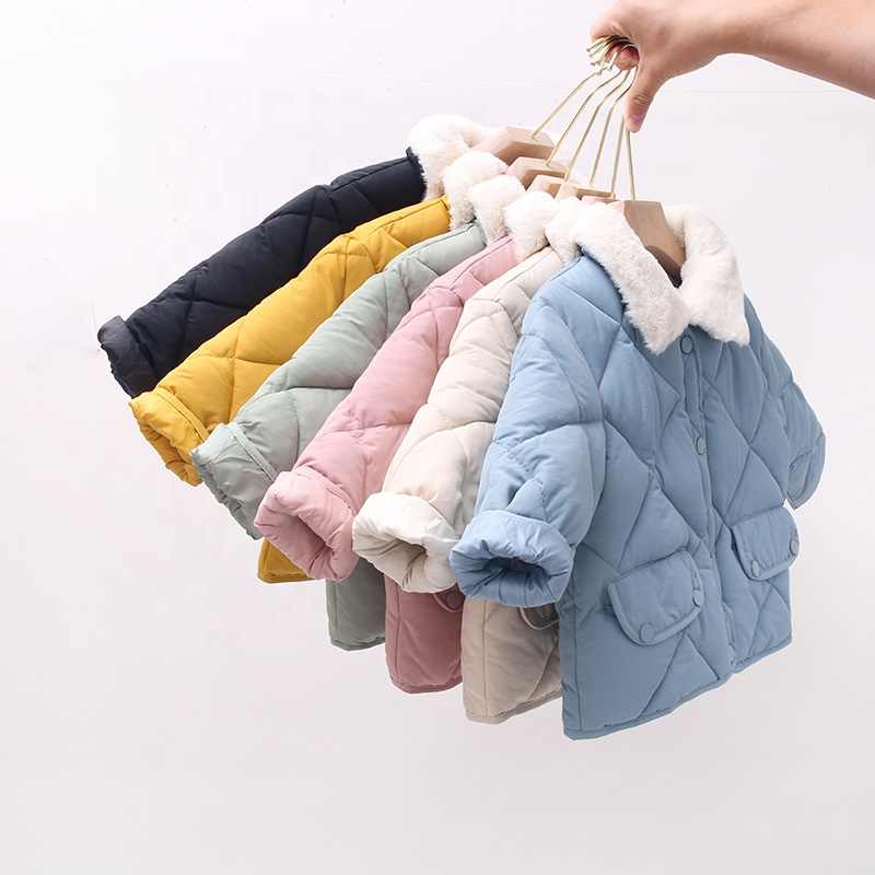 Vestes chaudes en coton pour enfants