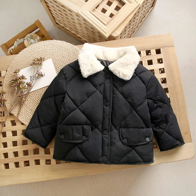 Vestes chaudes en coton pour enfants
