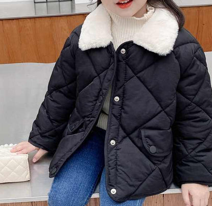 Vestes chaudes en coton pour enfants