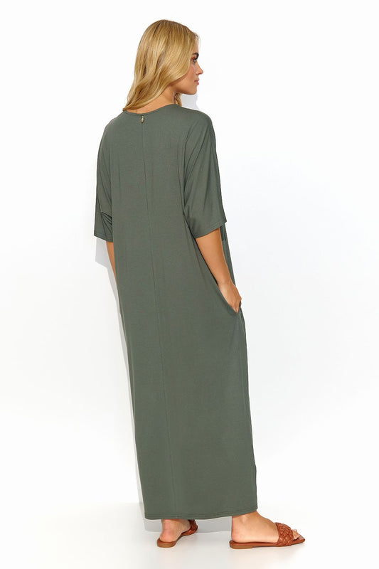  Robe de jour model 193056 Makadamia 