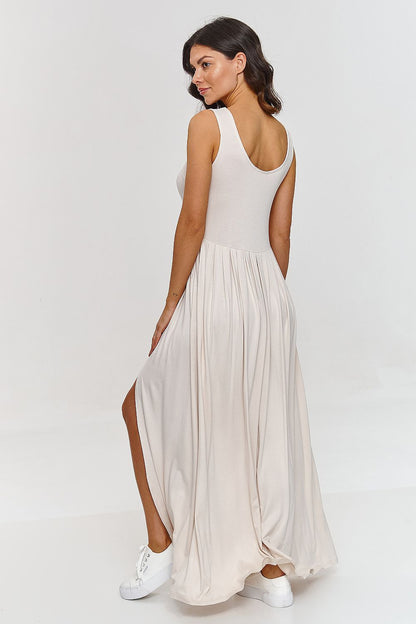  Robe de jour model 209868 Makadamia 