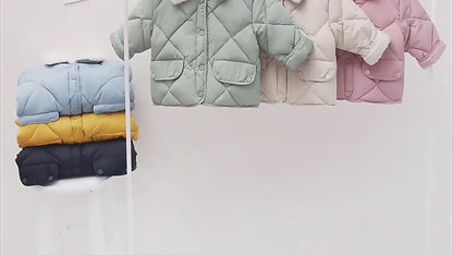 Vestes chaudes en coton pour enfants