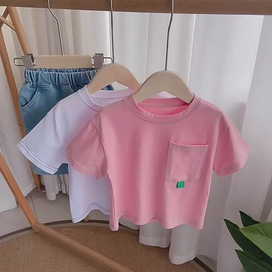 T-shirt pantalon 2 pièces/ensemble Sport vêtements pour enfants